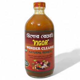 Wonder Cleanse Remedy made from VIGOR Apple cider vinegar with the MOTHER 500mL
